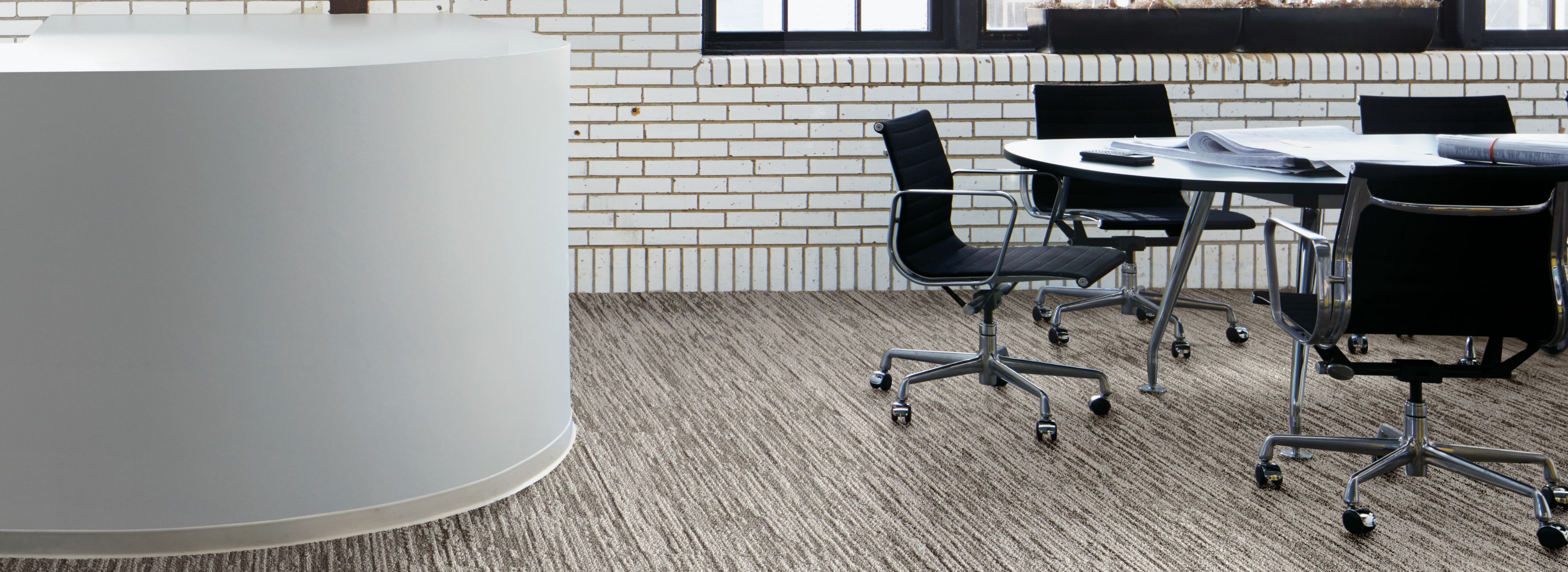 Interface Progression I plank carpet tile in meeting area with four chairs and table image number 1